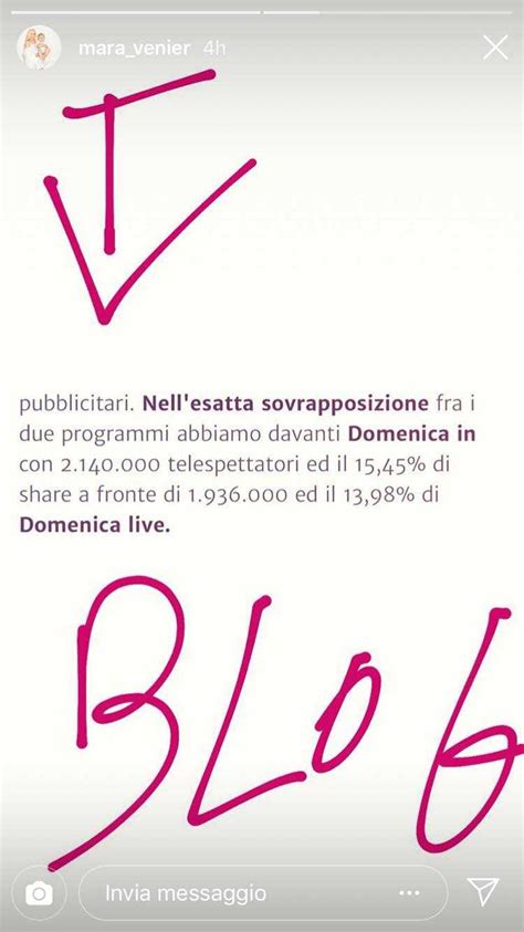 Maybe you would like to learn more about one of these? Mara Venier su Instagram pubblica due storie che ...