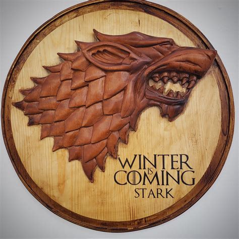 House stark sigil png collections download alot of images for house stark sigil download free with high quality for designers. Woodcarved House Stark Sigil (finished) : Woodcarving