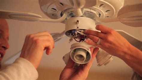 Ceiling fans typically rotate more slowly than other types of circulating fans, such as electric desk fans. Ceiling Fan How To (Part 12) - Ceiling Fan Light ...