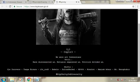 Hacker muslim terrorist committing violent act attack to achieve political gains through intimidation of fear injury or harm from a laptop. Website Kejaksaan Agung Diretas, Hacker Sampaikan Pesan # ...