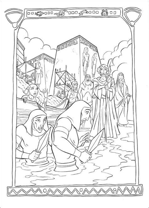 Printable prince of egypt coloring pages. The Prince of Egypt - Coloring Page - SundaySchoolist