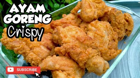 Menurut pemilik resepi asal ini, cahaya kasih firdausi resepi ayam goreng kfc jenis 'spicy' ini telah menjadi kesukaan ramai pelanggannya. RESEPI AYAM GORENG CRISPY - YouTube