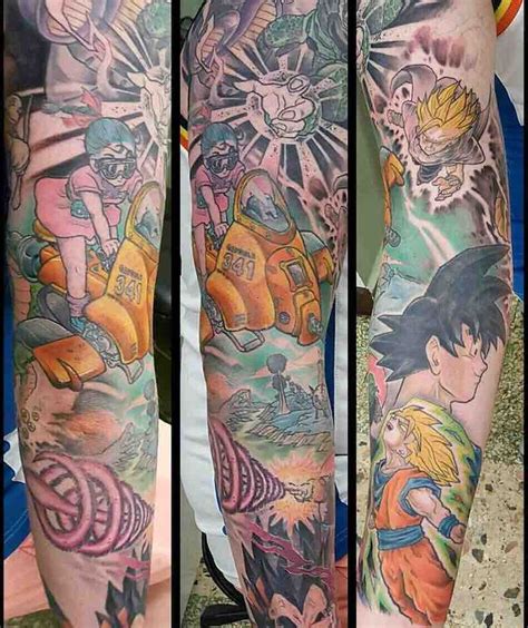 It is allied in the same way as sea. The Very Best Dragon Ball Z Tattoos | Full sleeve tattoos ...
