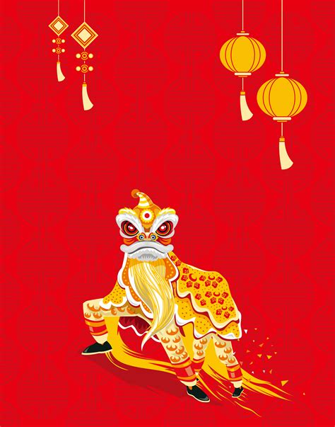 Very cool chinese lion dance wallpapers that you can set as your background wallpaper! Chinese Lion Dance Vector Background Material, Vector, Red ...