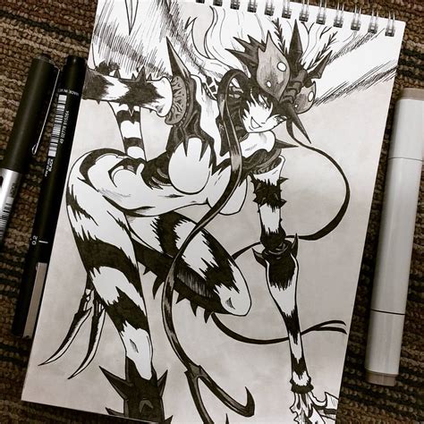 Coming up with robe designs for some elven maid priestess looks! Untitled — #inktober2017 Day6: Mosquito Queen! Ah it's soo...
