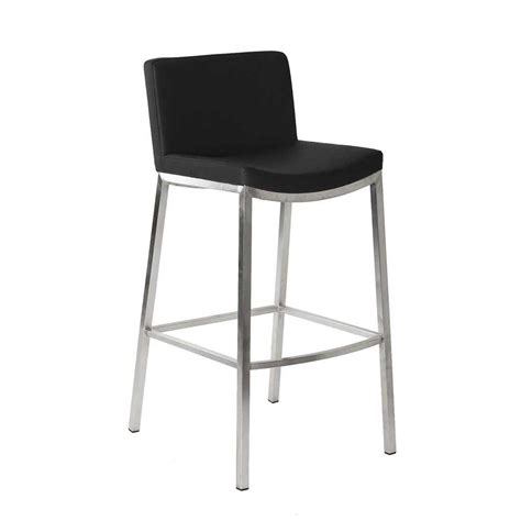 Gold plated stainless steel, base: Vargo Stainless Steel Bar Stool - Black