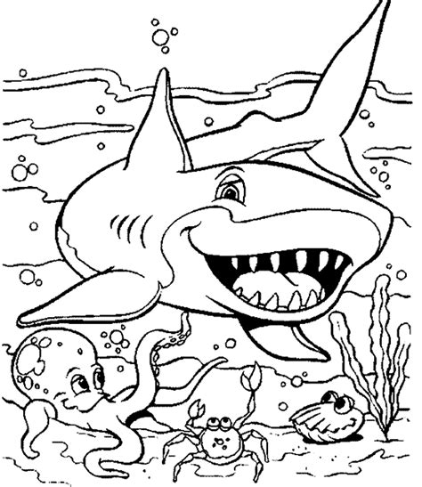 There are a variety of images presented. Sea life coloring pages to download and print for free