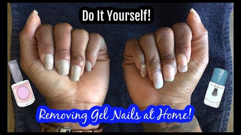 How to remove a standard gel manicure. DIY • Removing Gel Nails at Home - YouTube