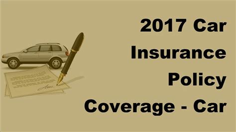 Then, use that information to decide which provider and policy. 2017 Car Insurance Policy Coverage | Can High Risk Drivers Get Cheap Auto Insurance - YouTube