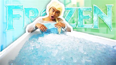 The winter olympics in sochi are now in full swing, and if letting the kids play laundry basket luge on the stairs is a little too terrifying, pop on over to the post i've got up on alphamom.com showing how we made our ice cube. EXTREME ICE BATH CHALLENGE! - YouTube