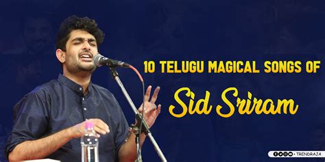 Sid sriram and jonita gandhi. 10 Telugu Magical Songs Of Sid Sriram in 2020 - Trend raja
