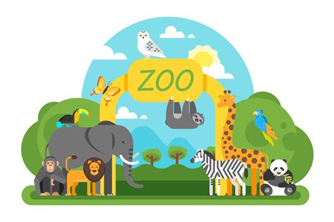 Make a curving line at the point of the head for the mouth and a dot next to it for the eye. Zoo background By Cartoon time! | TheHungryJPEG.com
