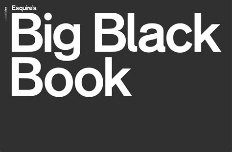 Written to be used in conjunction with, not instead of the big book of alcoholics anonymous. this book will help guide you through a personal experience with all twelve steps as they are outlined in the aa big book. actualidea — Esquire's Big Black Book