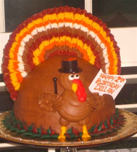 This is my thanksgiving turkey cake. Happy Thanksgiving Birthday Cake | first name jane: Dillan ...