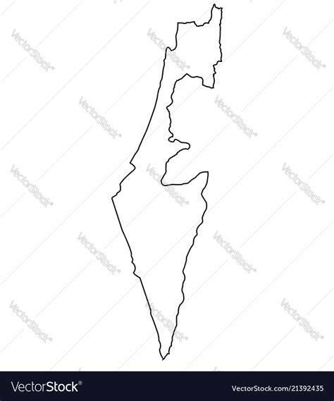 Or click on the reset button if you want to change your search. Israel outline map Royalty Free Vector Image - VectorStock