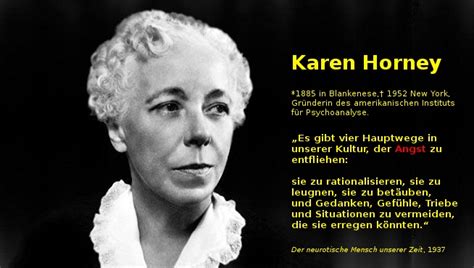 Ist das mental ein problem? Karen Horney 1937 zu Elementen der Angst