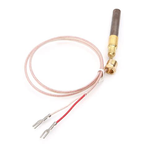 The thermocouple on a gas fireplace may eventually become clogged with dirt and soot, which can reduce the effectiveness of the thermocouple and may eventually prevent the fireplace from lighting as expected. MEXI Gas Fireplace 24" Thermocouple 750 Degree Millivolt Replacement Thermopile Thermogenerator ...