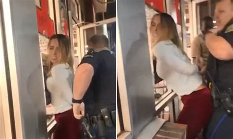 Gorgeous busty teen seducing her old boyfriend. Shocking moment a 'drunk' woman GRINDS on the cop ...