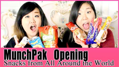 Try it for $32 a month or $96. MunchPak Opening - Snacks from All Around the World ...