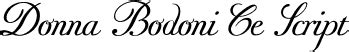 Donna bodoni aa script pdf version: Donna Bodoni Ce Script Windows font - free for Personal