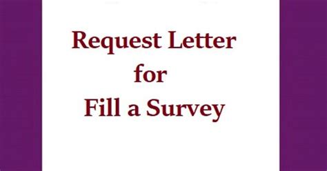 It will to request permission from a publisher, visit their website and look for the permissions or rights department. Request Letter for Fill a Survey - Assignment Point