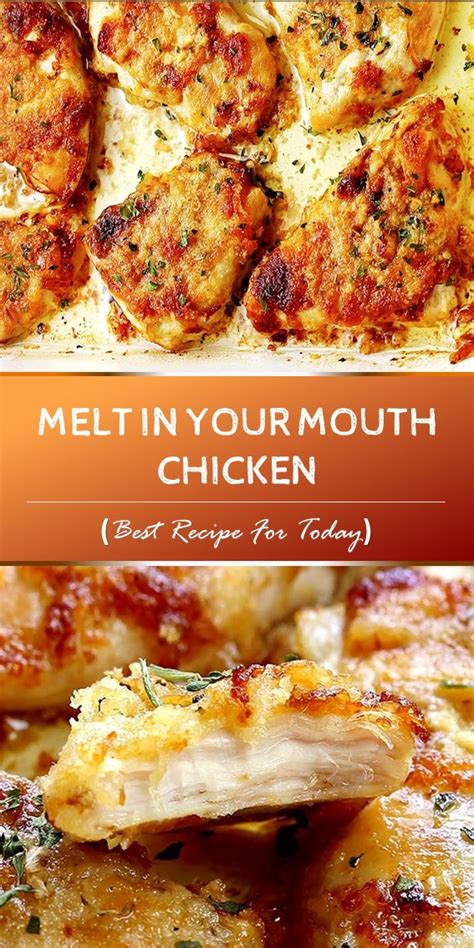 599 ratings · 55 minutes · serves 4. Melt in Your Mouth Chicken - Food Info