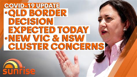 Queensland will reopen its border to regional new south wales on november 3, but travel from greater sydney and victoria will remain restricted, premier annastacia palaszczuk has announced on. COVID-19 Update: QLD border decision expected today; new ...