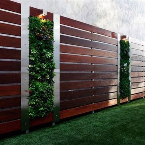 This simple wooden fence makes your backyard an amazing extension of your home. Stunning Creative Fence Ideas for Your Home Yard 47 ...