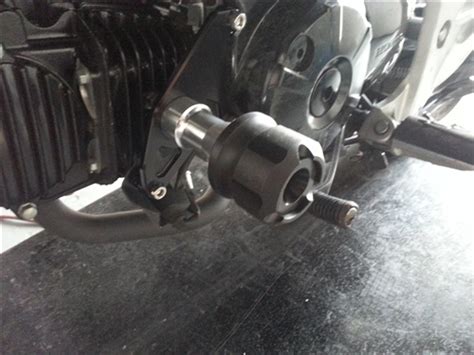 The new 50stunt rear axle sliders for the honda msx125 bolt right onto the stock axle. Honda GROM Frame Sliders 2014-Present