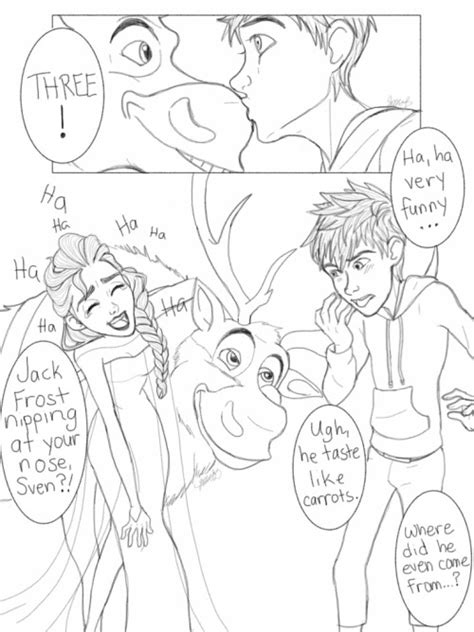 Jack frost and elsa coloring pages coloring pages. Elsa And Jack Frost Drawing at GetDrawings | Free download