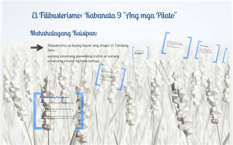 Kumpleto ang bawat kabanata ng el filibusterismo. El Filibusterismo Kabanata 9 "Ang mga pilato" by seiya miki