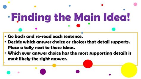 Ahhhh hang up the higher order questions then you won't forget to ask the right questions the one day you this is a culmination of my own anchor charts, plus the best anchor charts that i could find online. A Strategy for Finding the Main Idea! | Mini lessons, Main ...