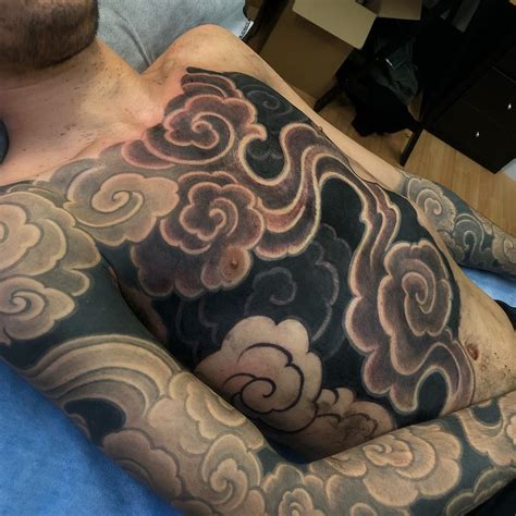 Overall, your tattoo is going to cost you more money in the uk than it would in the united states. Welcome back Kristian! | Cloud tattoo, Japanese tattoo, Fire tattoo