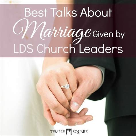 Yet some married couples fall short of their full potential. Best Talks About Marriage Given by LDS Leaders (With images) | Talk about marriage, Marriage ...