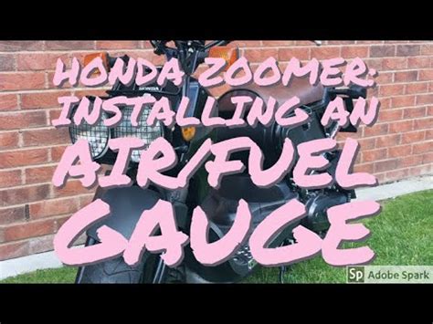 Fuel gauges └ instruments & gauges └ scooter parts └ vehicle parts & accessories all categories food & drinks antiques art baby books, magazines business cameras cars, bikes, boats clothing, shoes & accessories coins collectables. Honda Zoomer: Installing an Air Fuel Gauge - YouTube