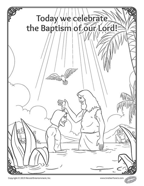 Or you can buy them all in one download. Baptism of our Lord Coloring Page | Coloring pages, Free ...