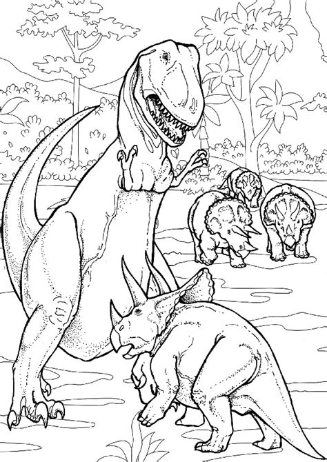 This dino, though with sharp teeth, looks amiable! 40 Dinosaurs Coloring Pages: Easy and Hard Pages - Print ...