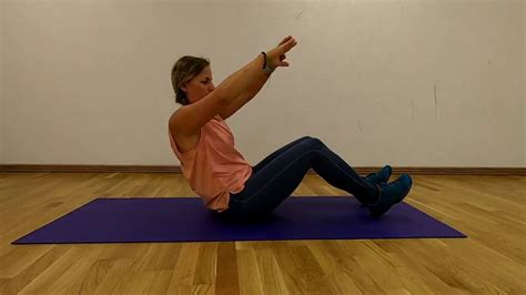 Russian twists are a core body exercise that strengthens all parts of your abdominals, including your obliques, for a toned waistline and a stronger back. Russian twist - YouTube