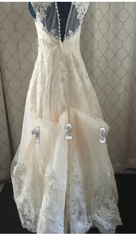 How do wedding ceremony dress alterations work? How to bustle a wedding dress - DIY Slipcovers and ...