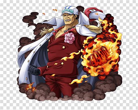 Akainu has the magu magu no mi, which provides him with insane attacking power. Sakazuki AKA Admiral Akainu transparent background PNG ...