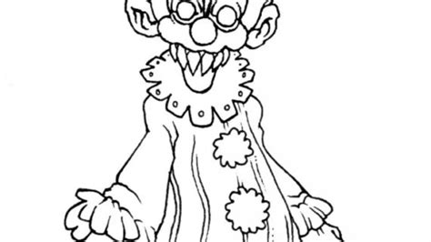 Scary clown face drawing pictures simple books cartoon. Killer Clown Drawing at GetDrawings | Free download