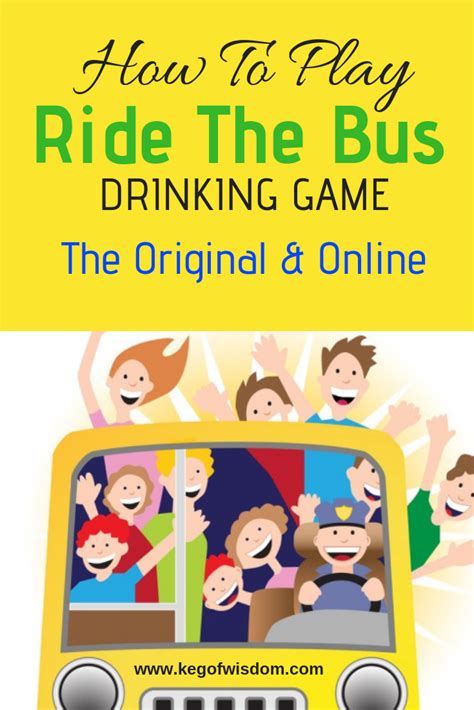 For example, you might say, when you get to the. Awesome Version of How to Play Ride the Bus Drinking Game ...