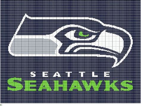 Go cross stitch crazy with our huge selection of free cross stitch patterns! Crochet Seattle Seahawks Chart Seahawks Crochet by ...