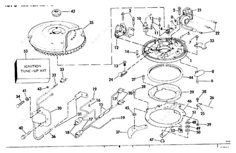 Information about products,yamaha outboard stories, overseas sales network, etc. Johnson 1976 9.90 - 10EL76H, Magneto - parts catalog