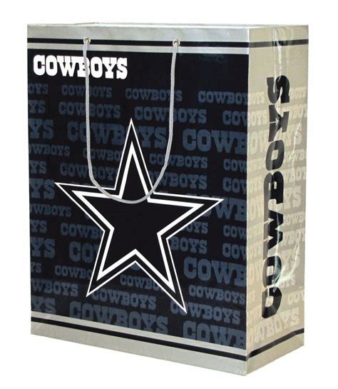 Shop a plethora of awesome dallas cowboys gift ideas such as grabbing their favorite player tee; Dallas Cowboys Gift Bag - Large | Cowboy gifts, Dallas ...