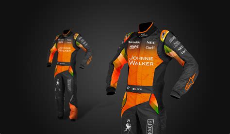 Charles f1 printed racing suit 90 years go kart/karting race/racing suit. Andwerndesign 2016 Sahara Force India