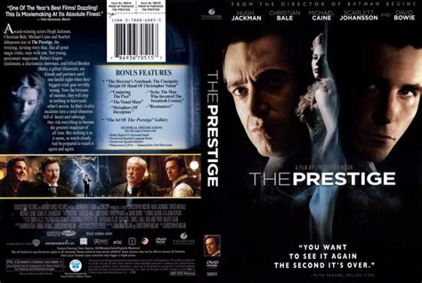 We are instructed at the outset, in a briefing by michael caine, that every. The Prestige - Movie DVD Scanned Covers - 5171THE PRESTIGE ...