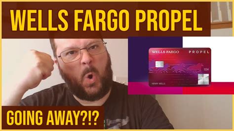 Make sure to put all of your qualifying dining, travel, gas and. RUMOR: Wells Fargo Propel Card to Go Away? - YouTube