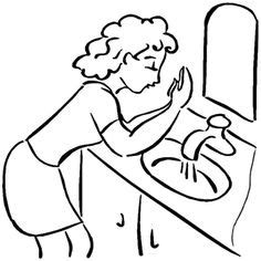 Thank you for visiting our shop! Litte Girl Washing Hand With Bubble Soap Coloring Pages ...