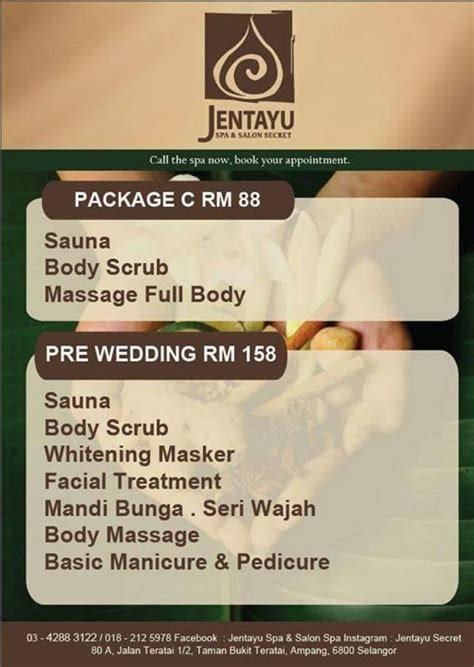 Pakej lepas bersalin untuk maklumat lanjut, sila call naz : Jentayu Spa & Salon : Spa paling murah sekitar Ampang ...
